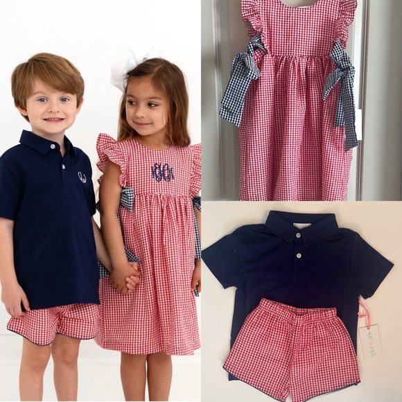 Cecil And Lou Other - NWT Sibling Set Patriotic 6 Girl and 4T Boy